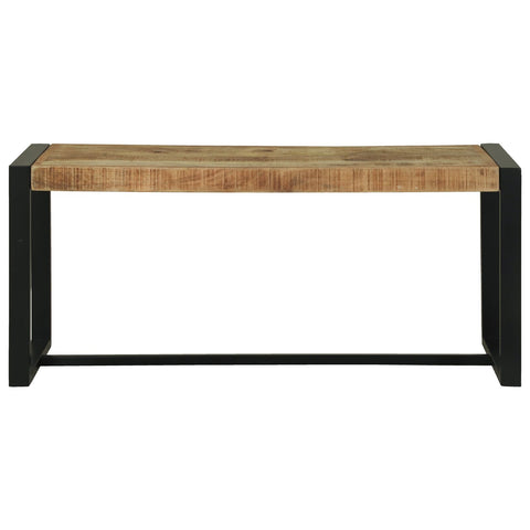 Flurbank Braun Mangoholz 100 x 35 x 45 cm Langlebig Flurbank