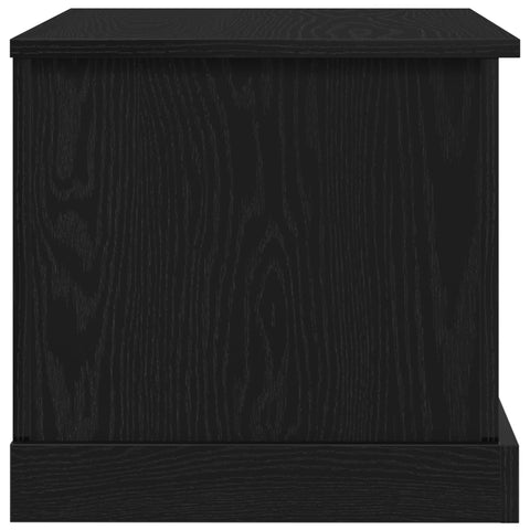 Aufbewahrungsbox Schwarzes Eichenholz 70x40x38 cm Ingenieurholz