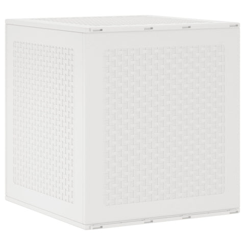 Garten Aufbewahrungsbox Weiß 55x53x57 cm PP