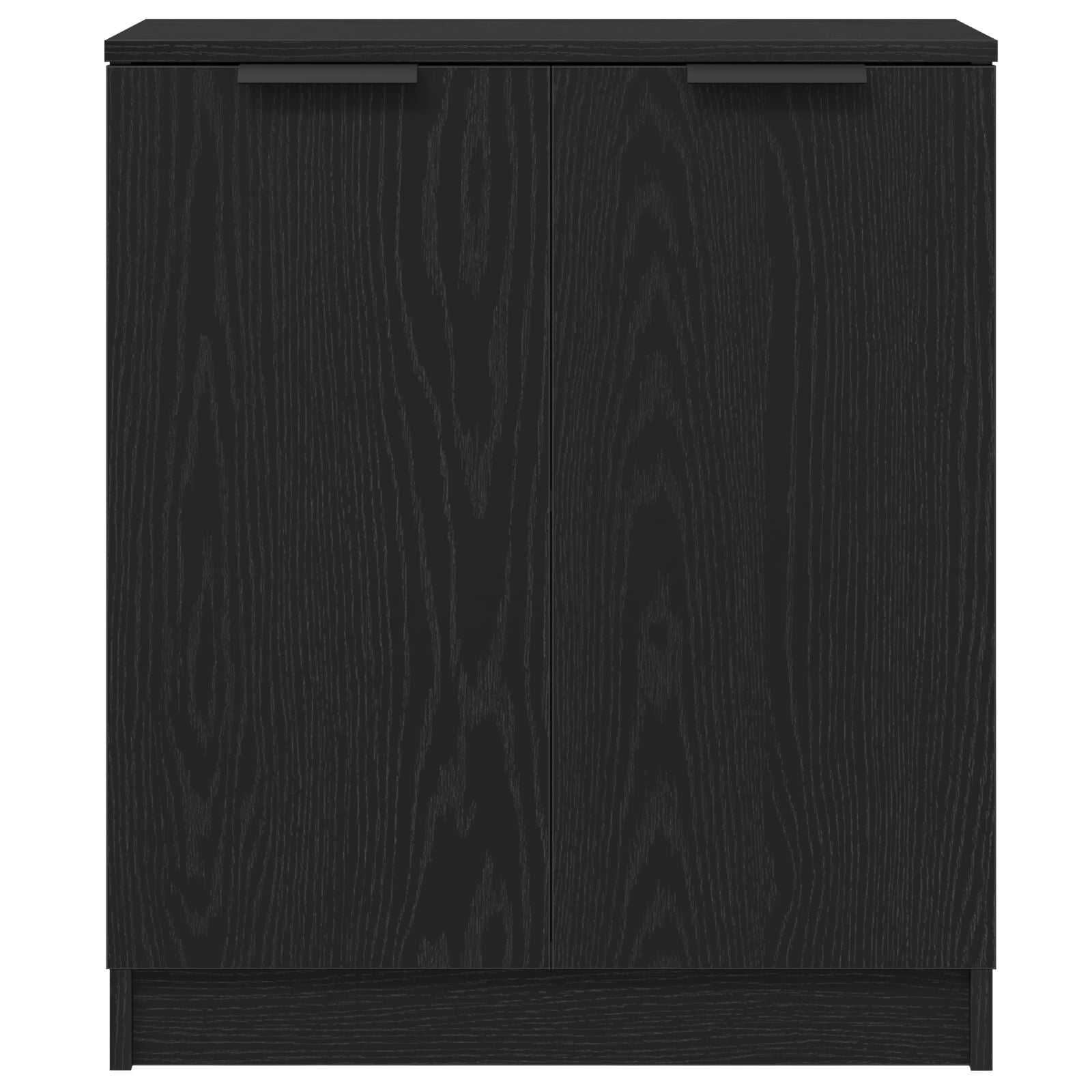3-teilige Sideboards aus schwarzem Eichenholzwerkstoff