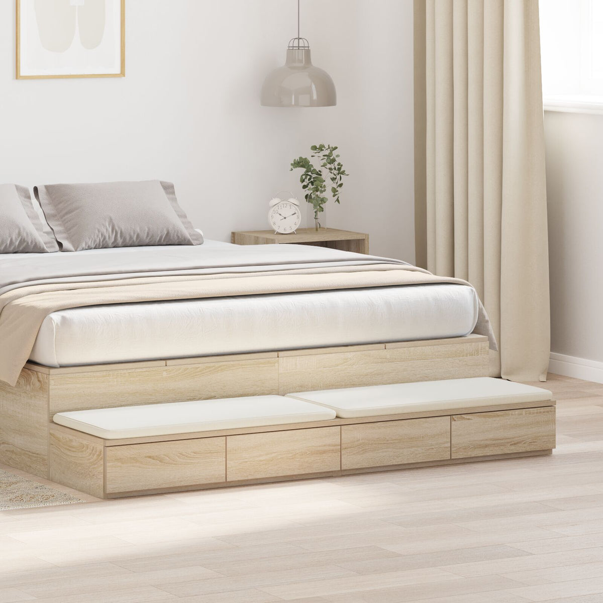 Nachttisch Sonoma-Eiche Holzwerkstoff 150 x 36,5 x 16,5 cm