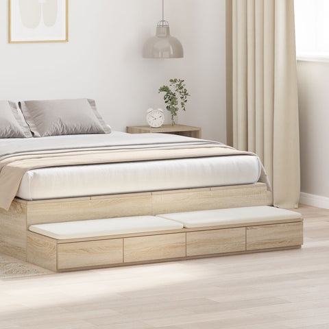 Nachttisch Sonoma-Eiche Holzwerkstoff 150 x 36,5 x 16,5 cm