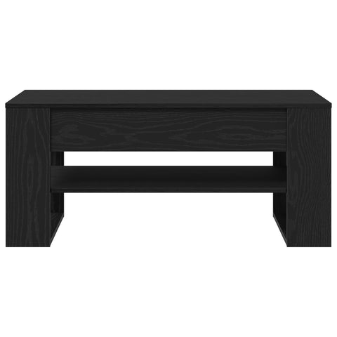 Couchtisch Schwarz Eiche 102x55x45 cm Holzwerkstoff