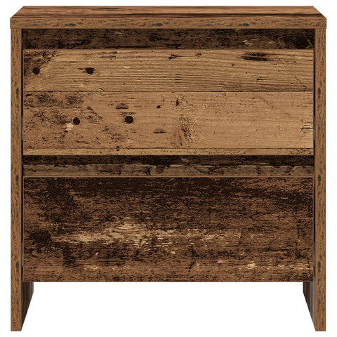 Nachttisch Alte Holzoptik 45x34x44,5 cm Holzwerkstoff