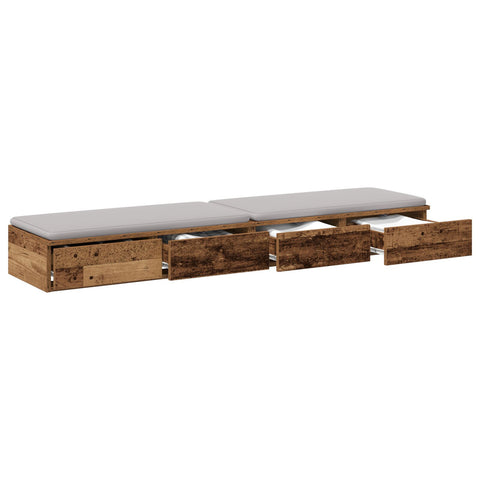 Nachttisch Altes Holz Holz 150 x 36,5 x 16,5 cm