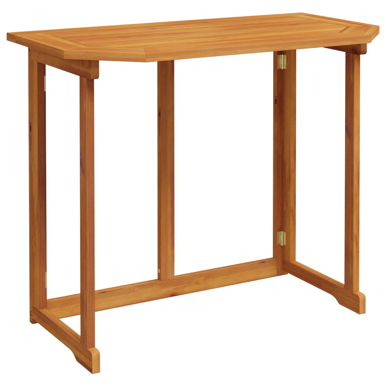 3-teiliges Garten-Bistro-Set mit Kissen aus massiven Akazienholz