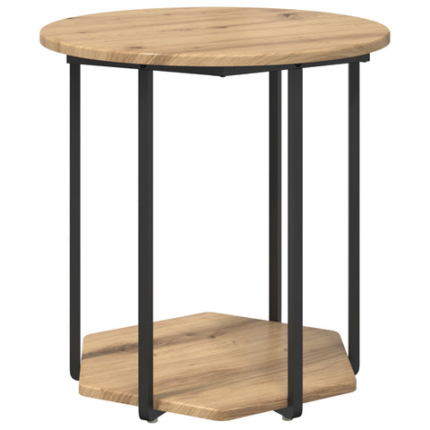 Beistelltisch 2er Set Artisan Eiche, Holz und Metall