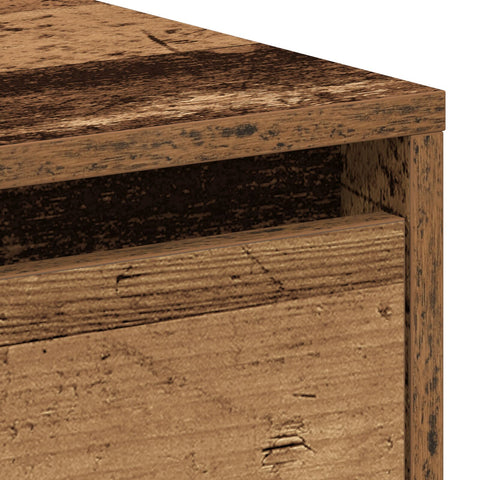 Nachttisch Alte Holzoptik 45x34x44,5 cm Holzwerkstoff