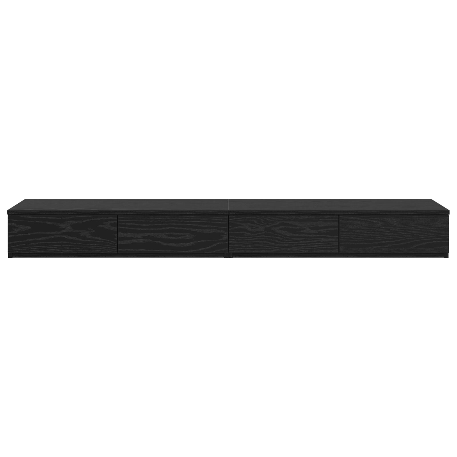 Nachttisch Schwarze Eiche Holzwerkstoff 160 x 36,5 x 16,5 cm