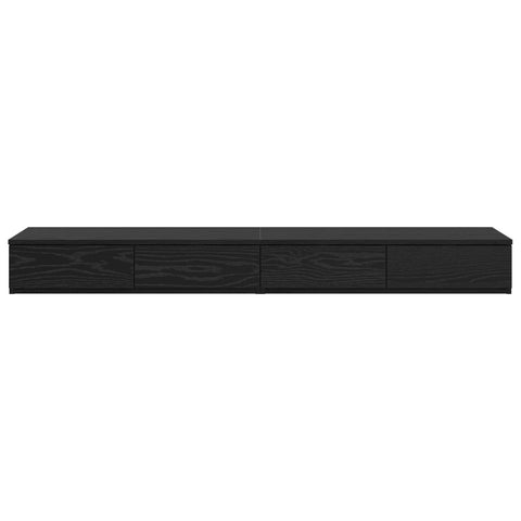 Nachttisch Schwarze Eiche Holzwerkstoff 160 x 36,5 x 16,5 cm