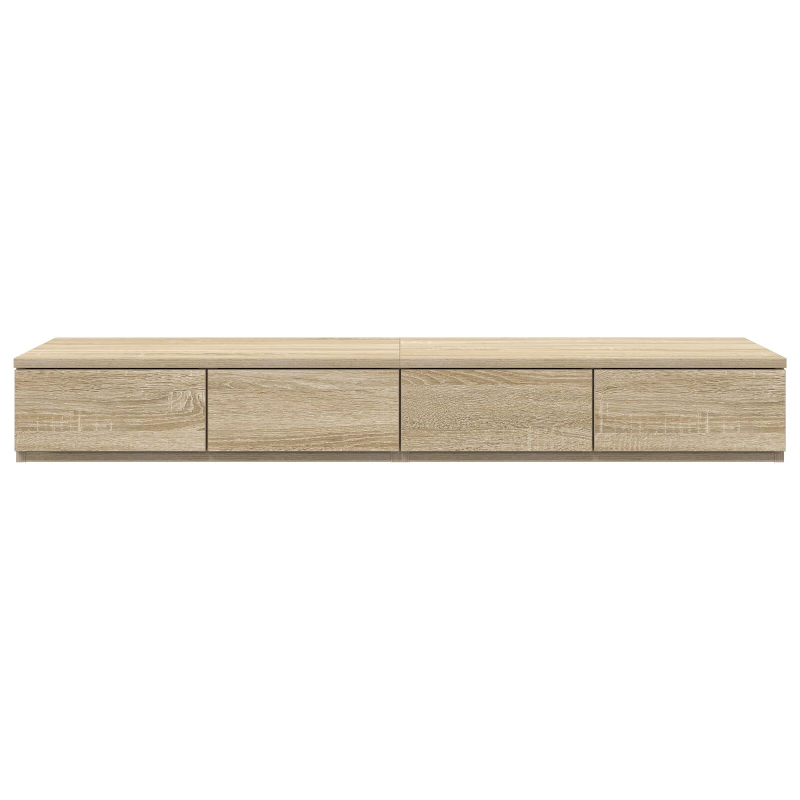 Bett Schubladen Sonoma Eiche 120x36.5x16.5 cm Holzwerkstoff