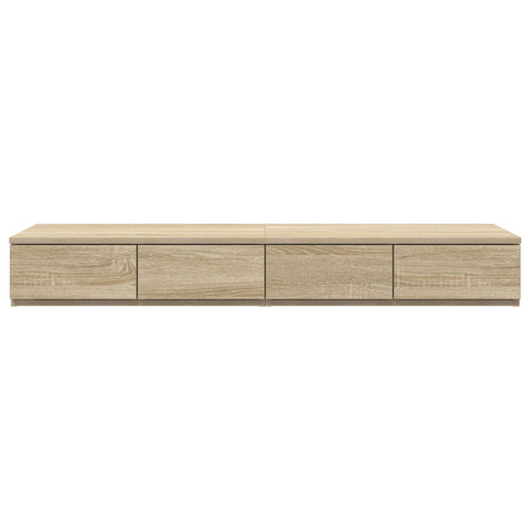 Bett Schubladen Sonoma Eiche 120x36.5x16.5 cm Holzwerkstoff