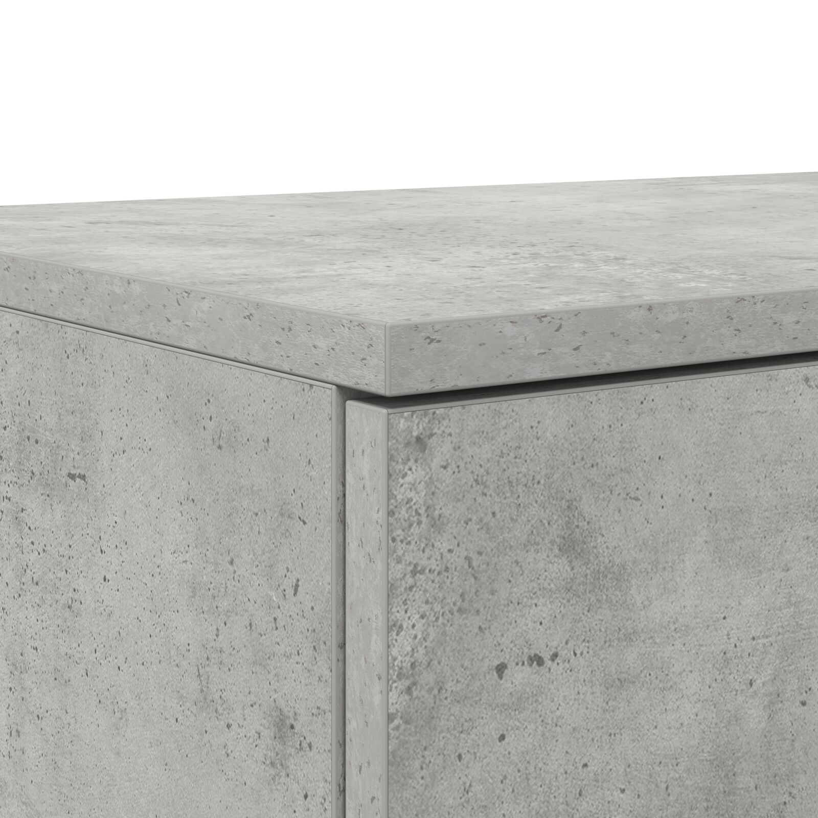 Bett Schubladen Beton Grau 120x36,5x16,5 cm