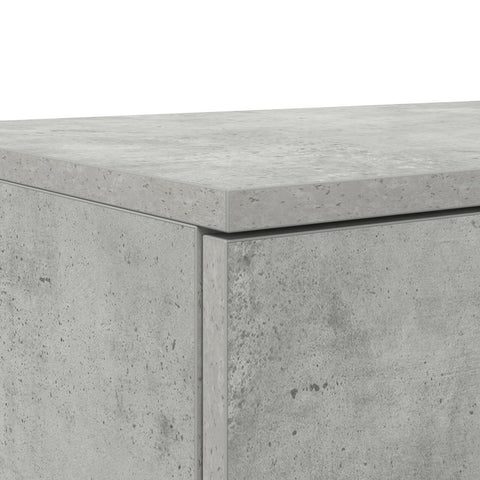 Bett Schubladen Beton Grau 120x36,5x16,5 cm