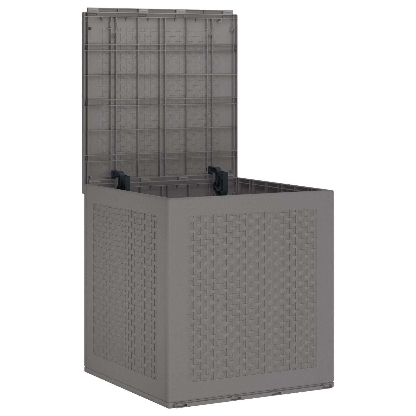 Garten Aufbewahrungsbox Hellgrau 55x53x57 cm PP