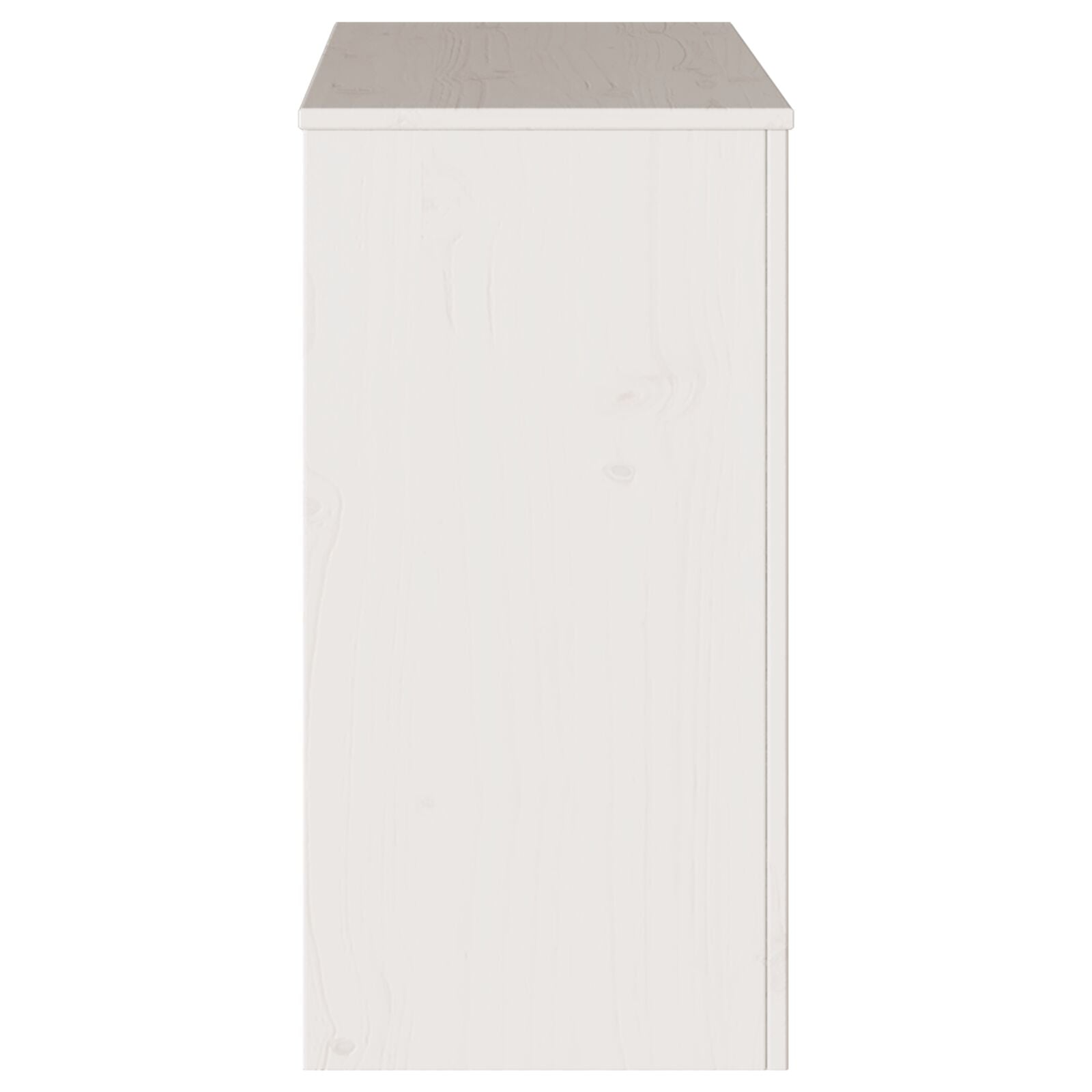 Konsolentisch ""DRAMMEN"" Weiß 89,5x37x73 cm Massivholz Kiefer