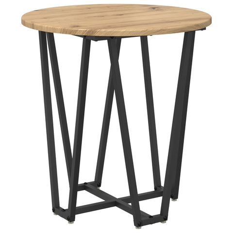 Beistelltisch 2er Set aus Artisan Eiche, Holzwerkstoff und Metall