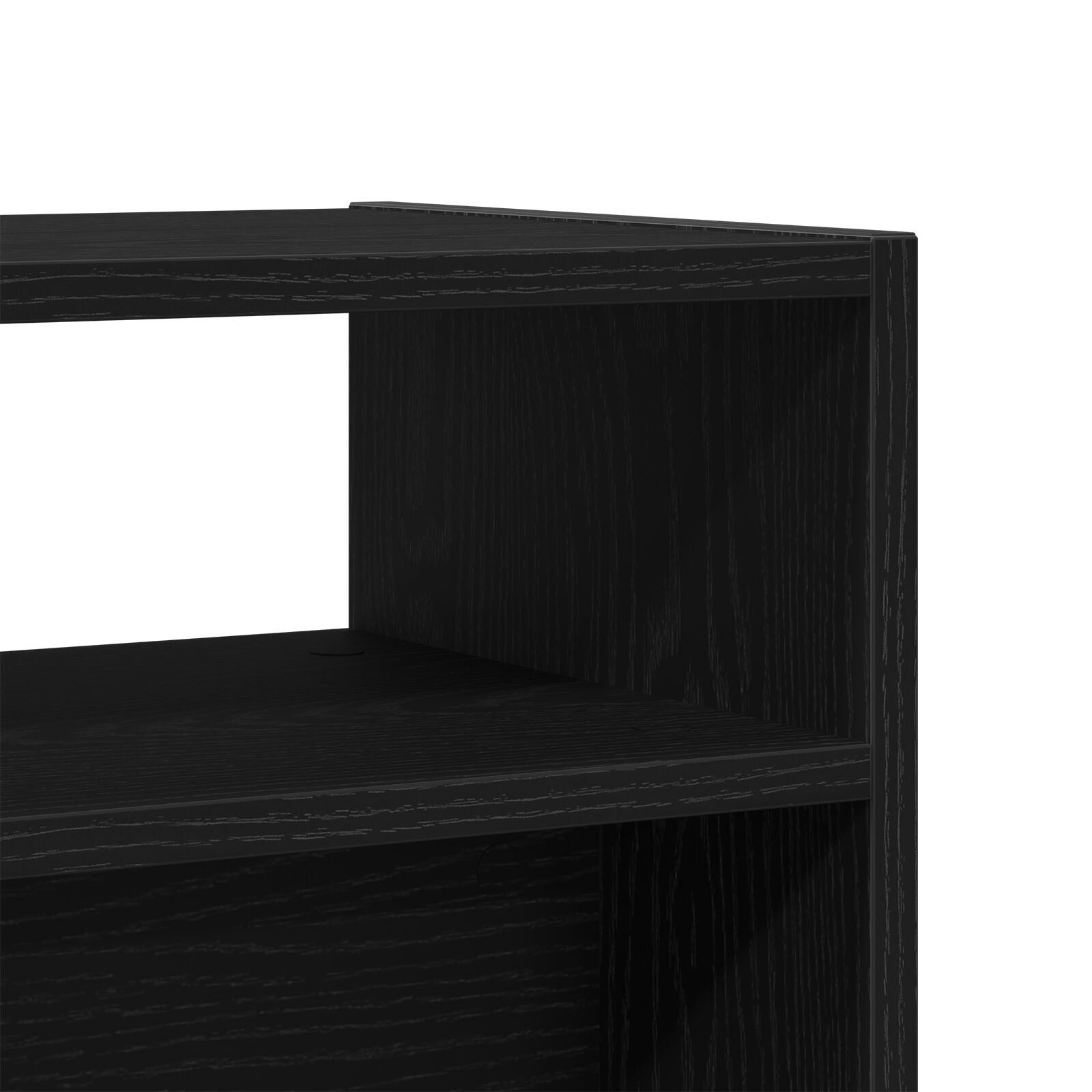 Konsolentisch Schwarz Eiche 105x30x80 cm