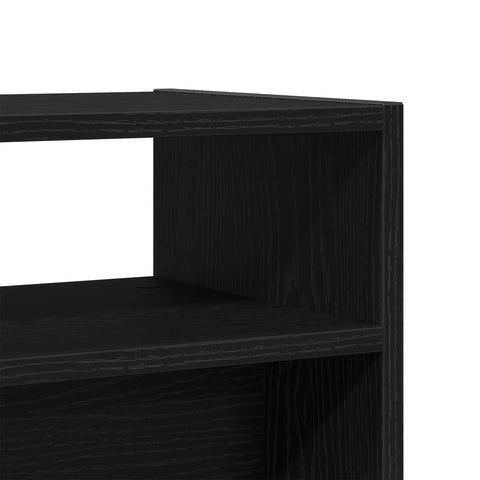 Konsolentisch Schwarz Eiche 105x30x80 cm