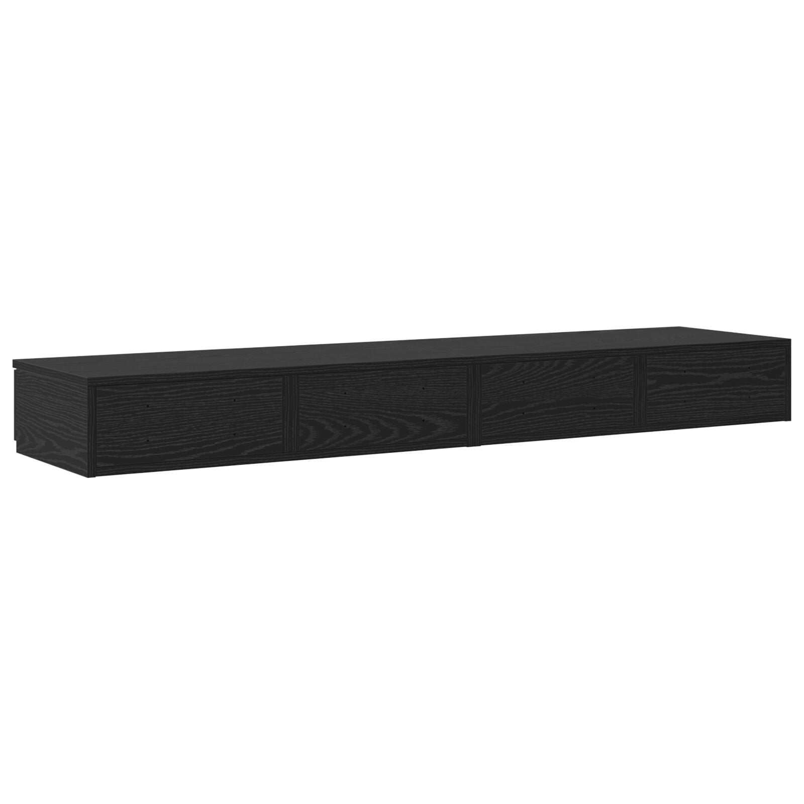 Nachttisch Schwarze Eiche Holzwerkstoff 160 x 36,5 x 16,5 cm