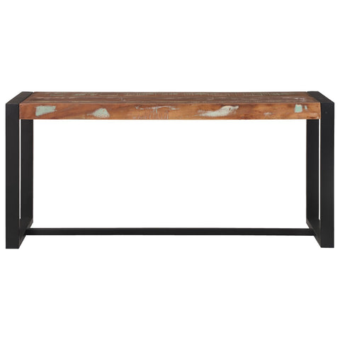 Bank Bunt Massivholz Altholz 100 x 35 x 45 cm Aussage-Stück