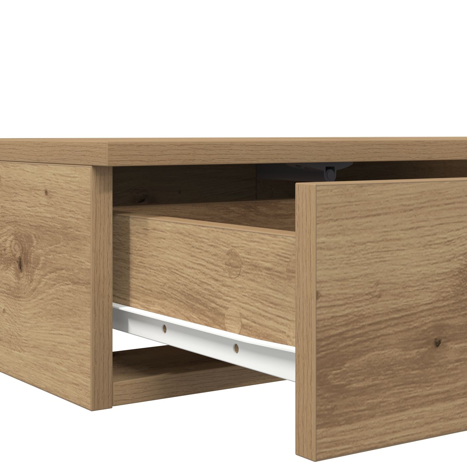 Nachttisch Artisan Eiche Holz 150 x 36.5 x 16.5 cm Minimalistisch