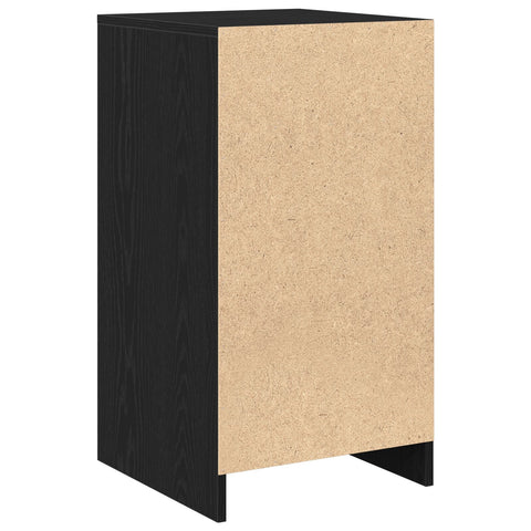 Sideboard Schwarz Eiche 40x41x75 cm Holzwerkstoff