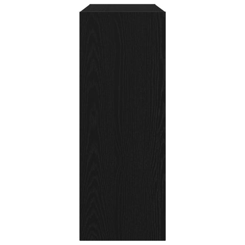 Konsolentisch Schwarz Eiche 105x30x80 cm
