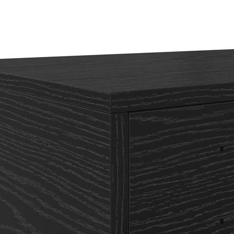Nachttisch Schwarze Eiche Holzwerkstoff 160 x 36,5 x 16,5 cm