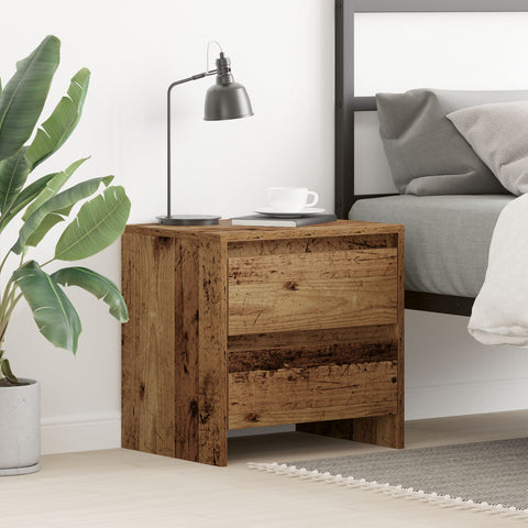 Nachttisch Alte Holzoptik 45x34x44,5 cm Holzwerkstoff