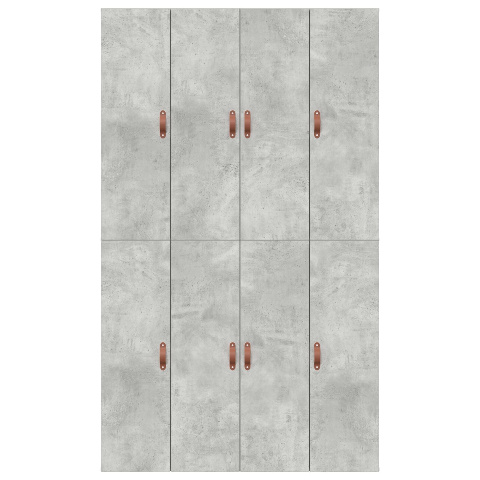 Aufbewahrungsbettgestell Beton Grau 120x190 cm