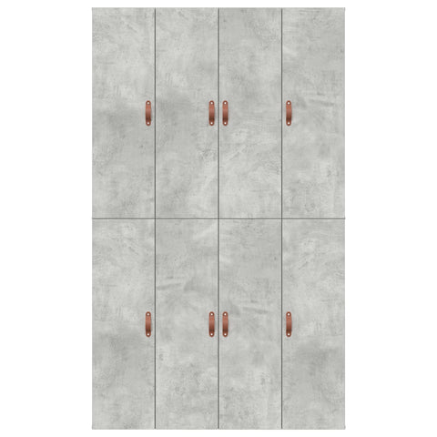 Aufbewahrungsbettgestell Beton Grau 120x190 cm