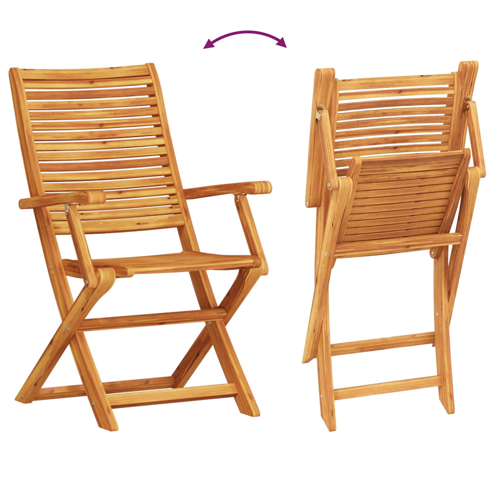 5-teiliges Garten-Diningset aus solidem Akazienholz
