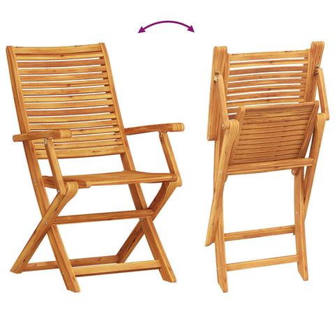 5-teiliges Garten-Diningset aus solidem Akazienholz