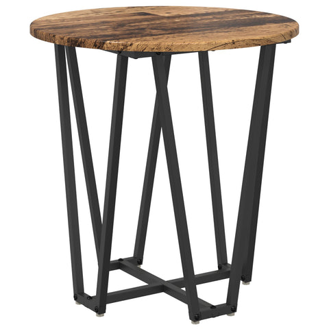 Beistelltisch 2er Set aus Altholz, beschichtetem Holz und Metall