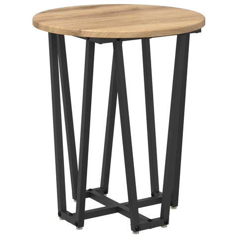 Beistelltisch 2er Set aus Artisan Eiche, Holzwerkstoff und Metall