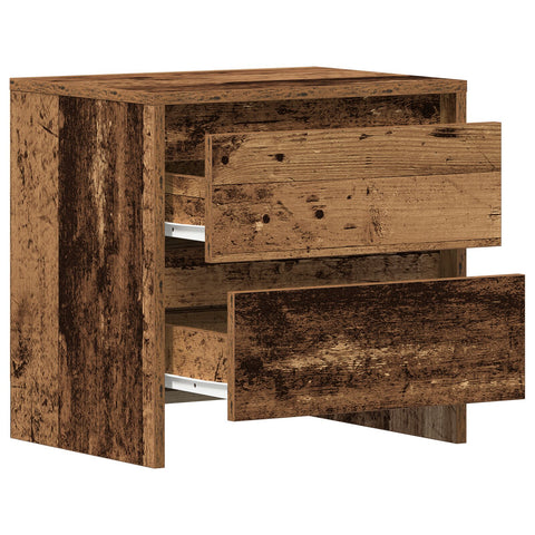 Nachttisch Alte Holzoptik 45x34x44,5 cm Holzwerkstoff