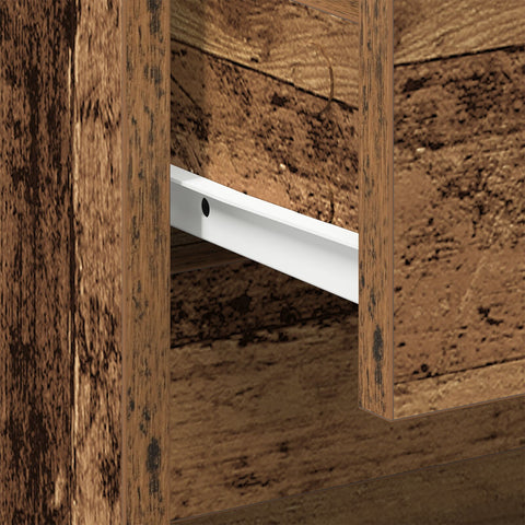 Nachttisch Alte Holzoptik 45x34x44,5 cm Holzwerkstoff