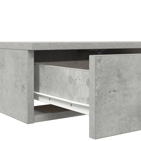 Bett Schubladen Beton Grau 120x36,5x16,5 cm