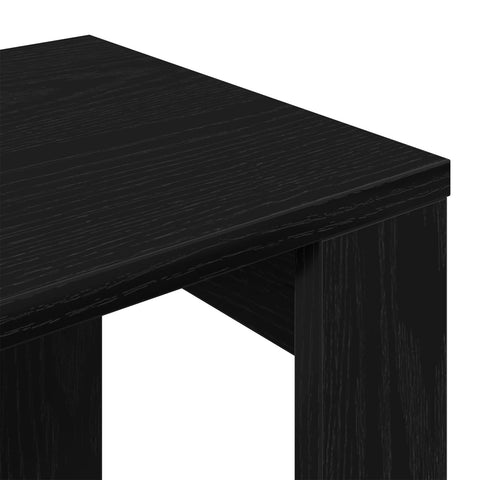 3-teilige Nestingtische in Schwarz Eiche aus Holzwerkstoff
