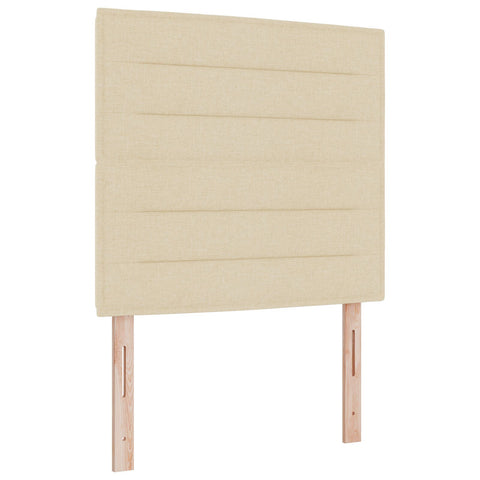 Beige Boxspringbett mit Matratze 80x200 cm
