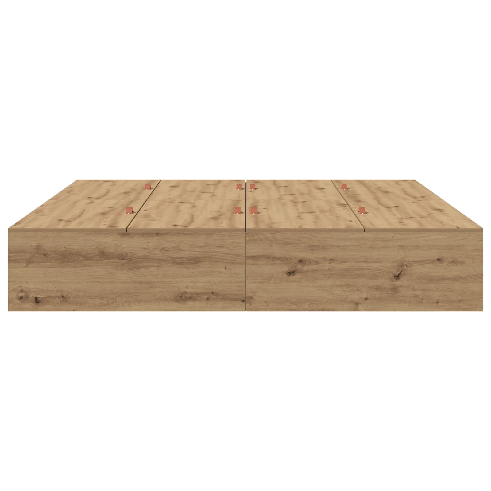 Aufbewahrungsbettgestell Artisan Eiche 200x200 cm