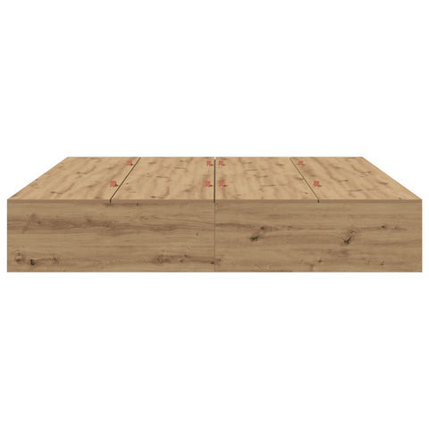 Aufbewahrungsbettgestell Artisan Eiche 200x200 cm