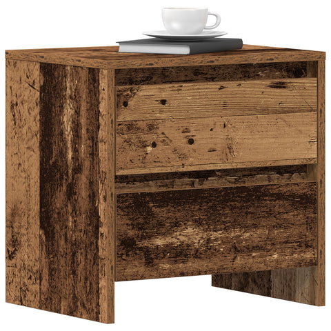 Nachttisch Alte Holzoptik 45x34x44,5 cm Holzwerkstoff