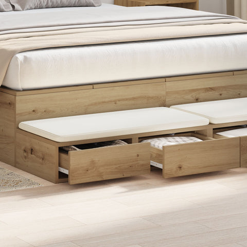 Nachttisch Artisan Eiche Holz 150 x 36.5 x 16.5 cm Minimalistisch