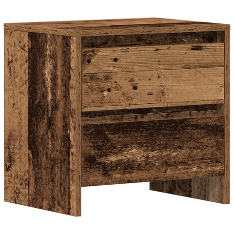 Nachttisch Alte Holzoptik 45x34x44,5 cm Holzwerkstoff