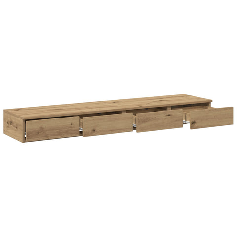 Nachttisch Artisan Eiche Holz 150 x 36.5 x 16.5 cm Minimalistisch
