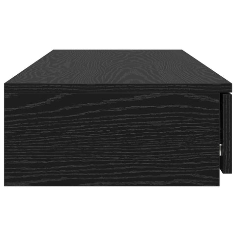Bett Schubladen Schwarz 120x36,5x16,5 cm Holzwerkstoff