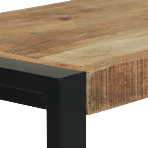 Flurbank Braun Mangoholz 100 x 35 x 45 cm Langlebig Flurbank