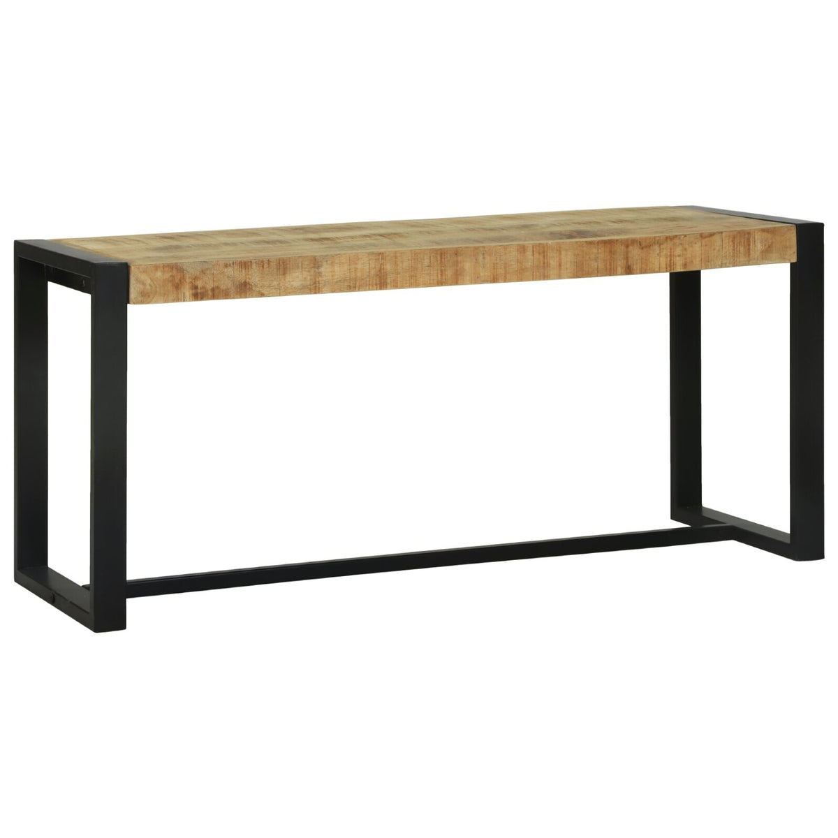 Flurbank Braun Mangoholz 100 x 35 x 45 cm Langlebig Flurbank